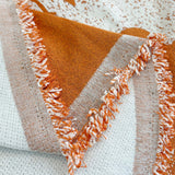 Sofa Throw – Logo Print – Terracotta