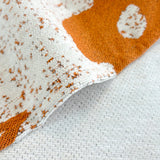 Sofa Throw – Logo Print – Terracotta