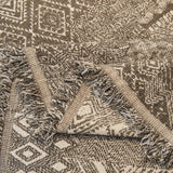Sofa Throw – Tile Jacquard – Charcoal