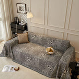 Sofa Throw – Tile Jacquard – Charcoal