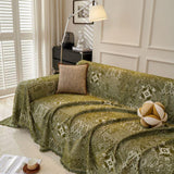 Sofa Throw – Tile Jacquard – Forest