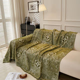 Sofa Throw – Tile Jacquard – Forest