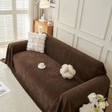 Sofa Throw – Linen Knit – Espresso