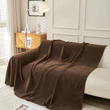 Sofa Throw – Linen Knit – Espresso