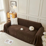 Sofa Throw – Linen Knit – Espresso