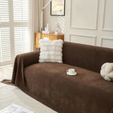 Sofa Throw – Linen Knit – Espresso