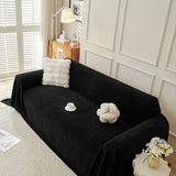 Sofa Throw – Linen Knit – Ink Black