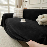 Sofa Throw – Linen Knit – Ink Black