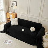 Sofa Throw – Linen Knit – Ink Black