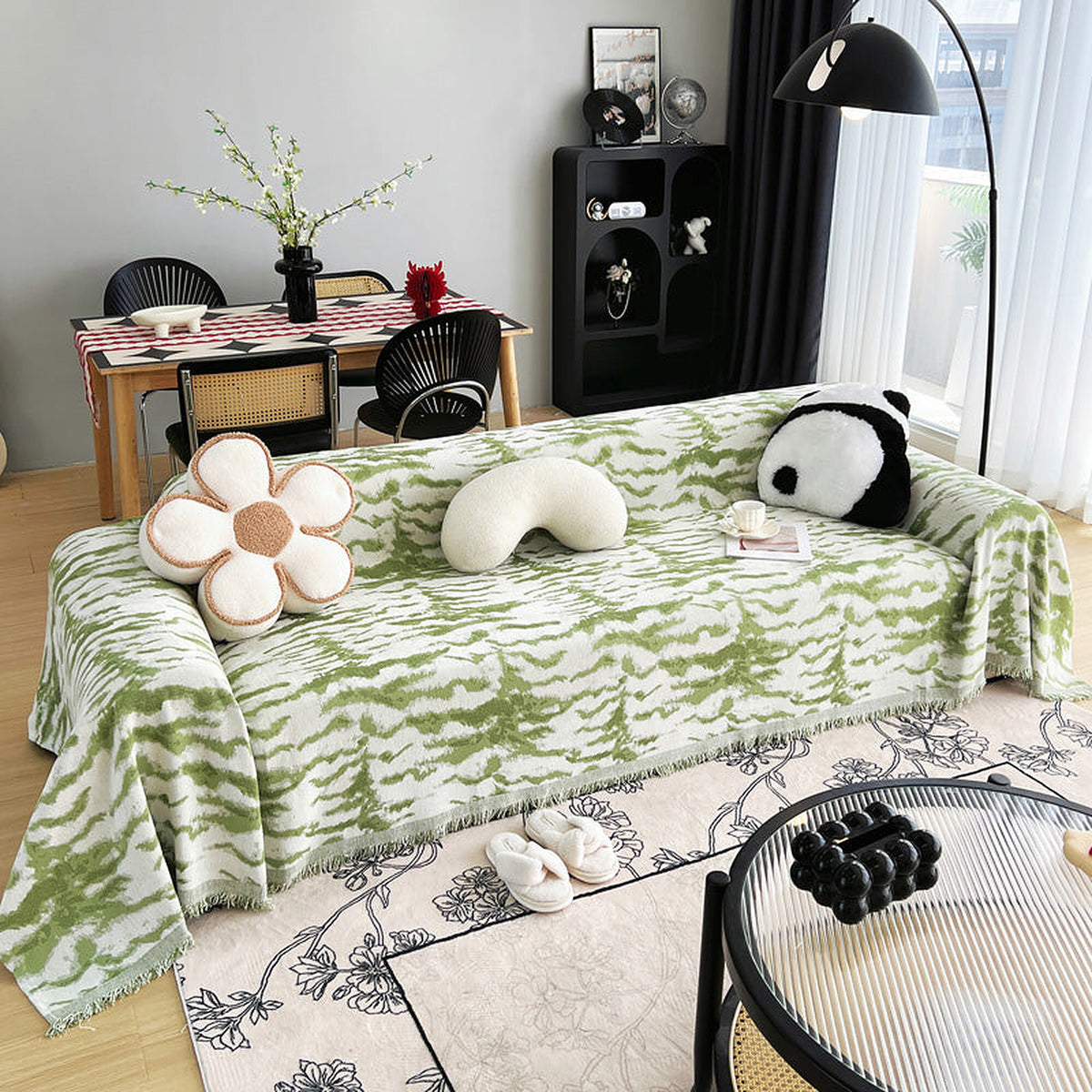 Sofa Throw – Pine Print – Forest