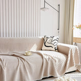 Sofa Throw – Plain Stretch – Bouclé Sand