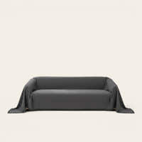 Sofa Throw – Plain Stretch – Charcoal