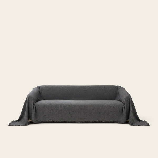 Sofa Throw – Plain Stretch – Charcoal