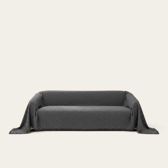 Sofa Throw – Plain Stretch – Charcoal