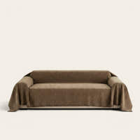 Sofa Throw – Plain Stretch – Espresso