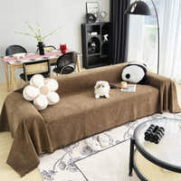 Sofa Throw – Plain Stretch – Espresso