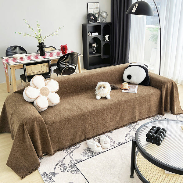 Sofa Throw – Plain Stretch – Espresso