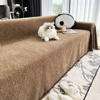 Sofa Throw – Plain Stretch – Espresso