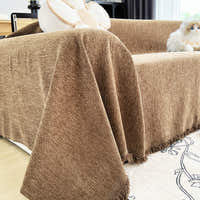 Sofa Throw – Plain Stretch – Espresso