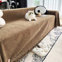 Sofa Throw – Plain Stretch – Espresso