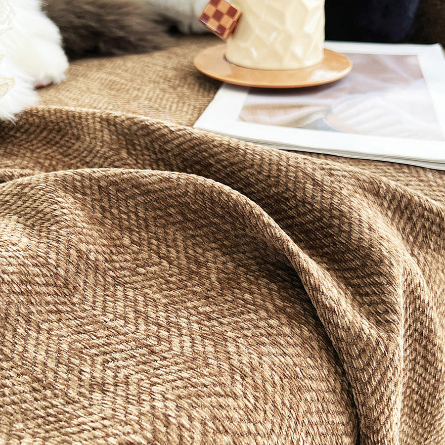 Sofa Throw – Plain Stretch – Espresso