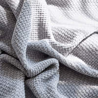Sofa Throw – Plain Stretch – Pearl Grey