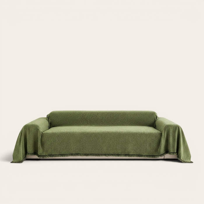 Sofa Throw – Plain Stretch – Sage Mist