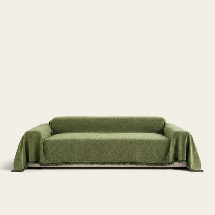 Sofa Throw – Plain Stretch – Sage Mist