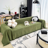 Sofa Throw – Plain Stretch – Sage Mist