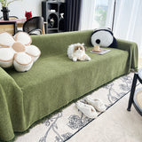 Sofa Throw – Plain Stretch – Sage Mist