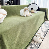 Sofa Throw – Plain Stretch – Sage Mist