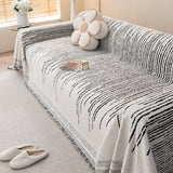 Sofa Throw – Sequin Knit – Pearl Grey