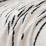 Sofa Throw – Sequin Knit – Pearl Grey