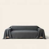 Sofa Throw – Smooth – Charcoal