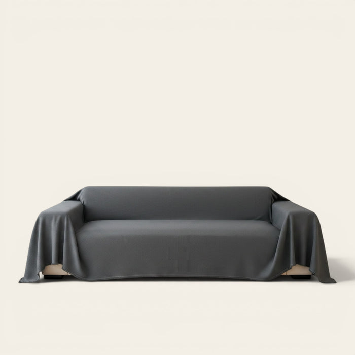 Sofa Throw – Smooth – Charcoal