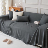 Sofa Throw – Smooth – Charcoal