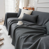 Sofa Throw – Smooth – Charcoal