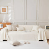 Sofa Throw – Smooth – Ivory Cream