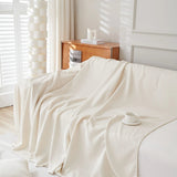 Sofa Throw – Smooth – Ivory Cream