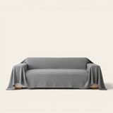 Sofa Throw – Smooth – Pearl Grey