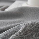 Sofa Throw – Smooth – Pearl Grey