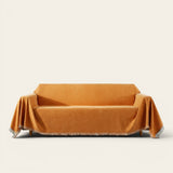 Sofa Throw – Soft Knit Bright – Terracotta
