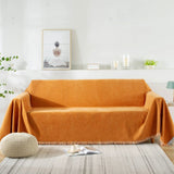 Sofa Throw – Soft Knit Bright – Terracotta