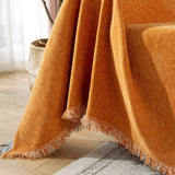 Sofa Throw – Soft Knit Bright – Terracotta