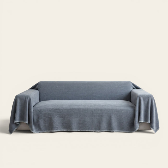 Sofa Throw – Soft Knit – Charcoal