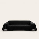 Sofa Throw – Soft Knit – Ink Black