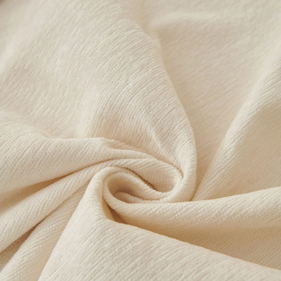 Sofa Throw – Soft Knit – Ivory Cream
