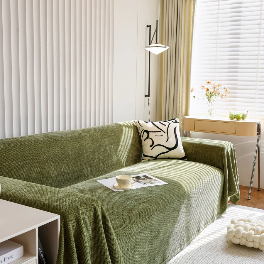 Sofa Throw – Soft Knit – Sage Mist