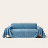 Sofa Throw – Soft Knit – Stormy Blue