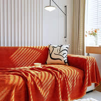 Sofa Throw – Soft Knit – Terracotta